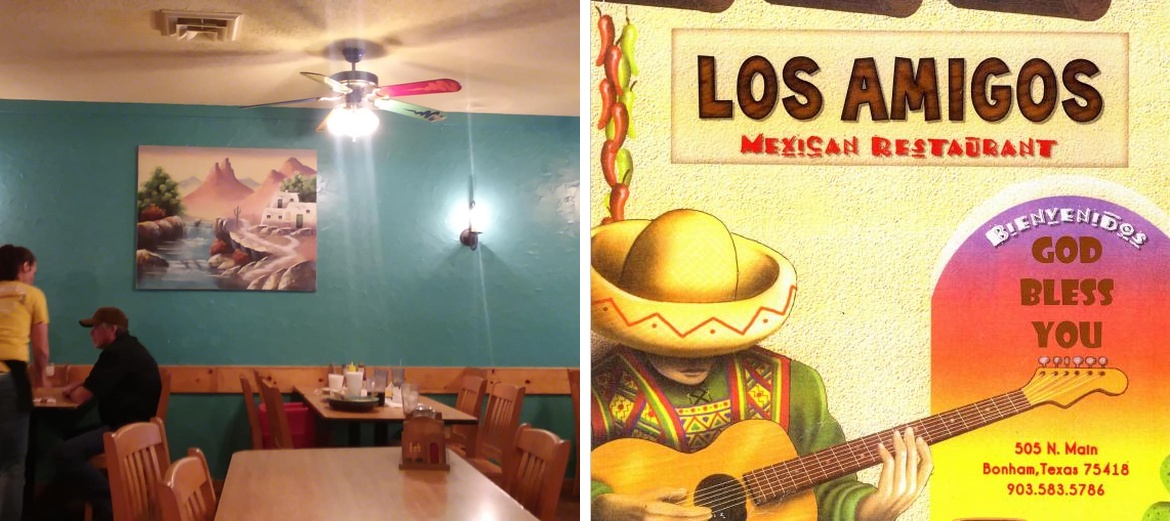 Los Amigos Menu